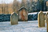 Gravstenar från 1600-talet på Mulseryds kyrkogård. Neg.nr. B963_058:21. JPG. 