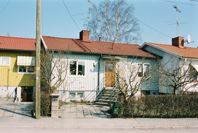 Klockkedjan 14 hus nr. 1 från syväst




