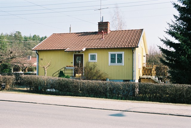 Klockkedjan 1hus nr. 1  från nordväst























