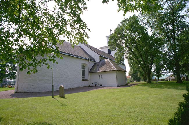 Kvibille kyrka, norrfasad.
