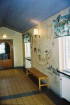 Väggmålningar av Gösta Sillén i korridoren.