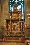 Hans Swants altaruppsats från 1663 i Skara domkyrka. Neg.nr. 04/355:12. JPG.