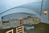 Rester av romansk krypta under högkoret i Skara domkyrka, detalj. Neg.nr. 04/352:07. JPG.