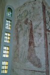 Fragment av senmedeltida kalkmålning i Lugnås kyrka. Negnr 04/268:09.jpg