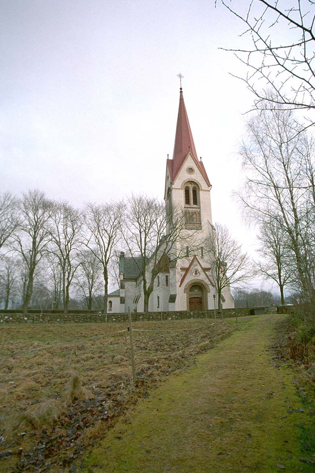 Gödestads kyrka, miljöbild.