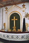 Altaruppsats från 1800-talet, placerad i tornrum i Töreboda kyrka. Neg.nr 04/289:12.jpg