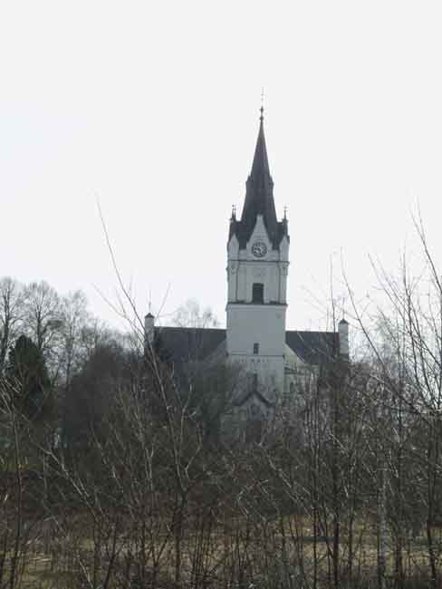 Sunne kyrka från väster. 