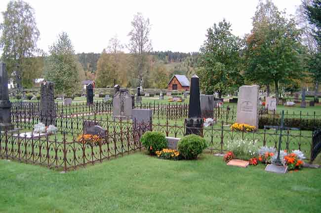 Norra Ny kyrka, kyrkogården.