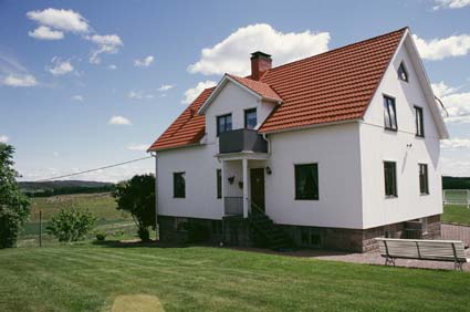 Öxnäs Sörgård, Bostadshusets norra fasad