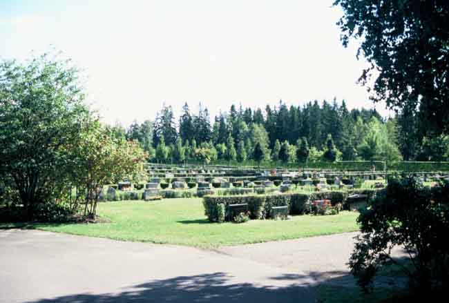 Fryksände kyrka, kyrkogården. 