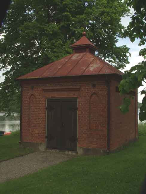 Ny kyrka, interiören, bårhus. 