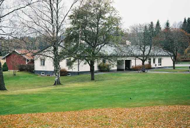 Ny kyrka, interiören, församlingshem. 