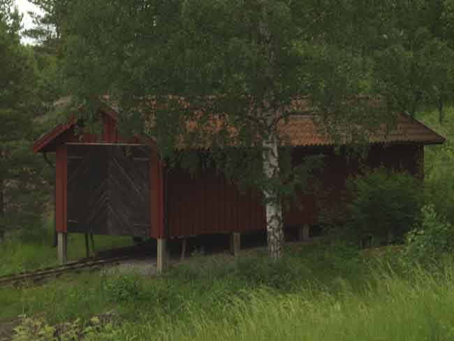 Ny kyrka, interiören, båthus. 