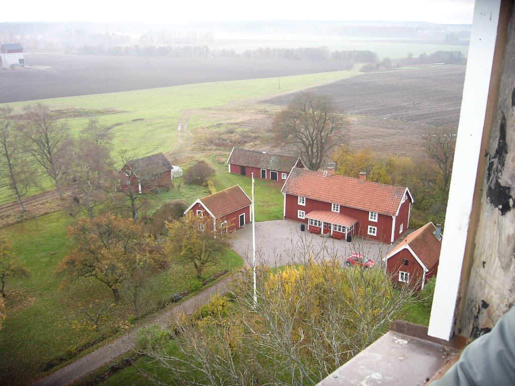 Herrberga kyrka, Herrberga gård från nordväst.