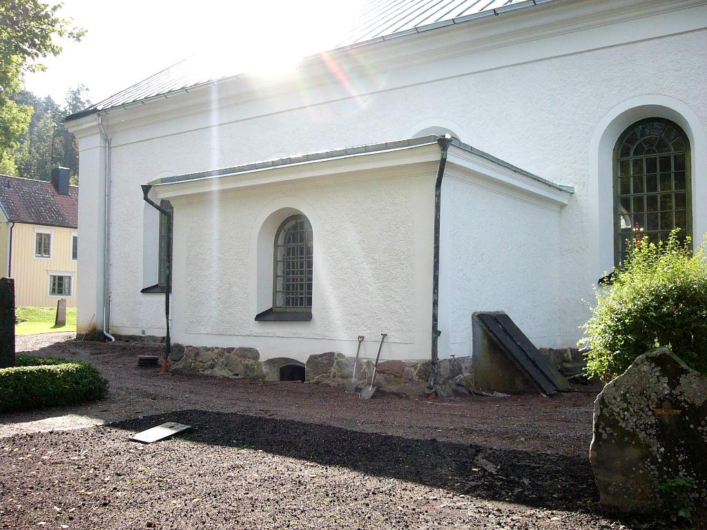 Västra Hargs kyrka, sakristian.