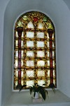 Bäcks kyrka, glasmålning. Neg.nr 04/298:23.jpg