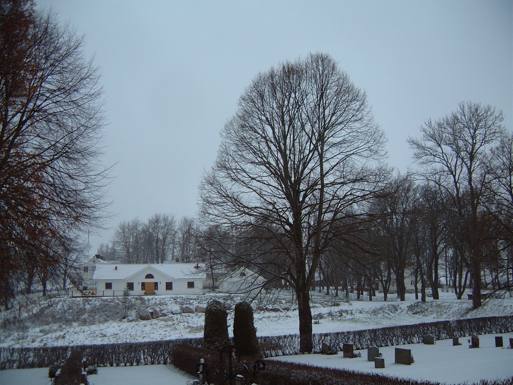 Sya kyrka, prästgården.