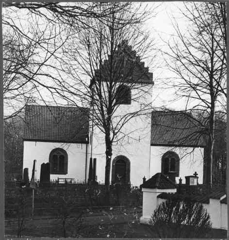 Stävie kyrka mot väster