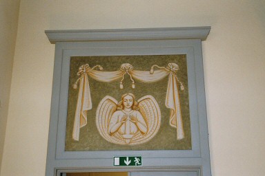 Gårdsjö kapell. Dekor över dörren till sakristian. Negn.nr 04/348:18.jpg