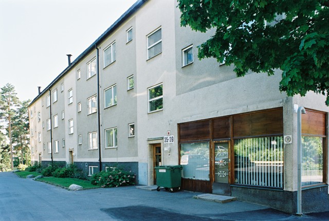 Sidentapeten 1 hus nr 7 från nordöst