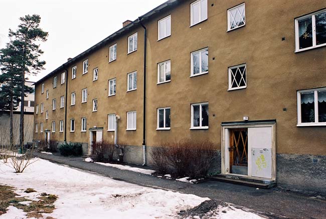 Trådvanten 2, hus nr 2 från nordöst