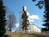 Kuddby kyrka, från sydväst.