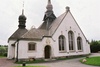 Lerums kyrka sedd från norr.
