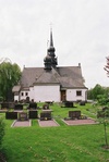 Lerums kyrka sedd från öster.