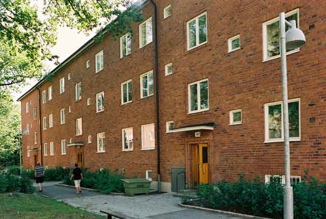 STOCKHOLM TUNNLANDET 10 Husnr 7 från öster