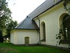 Tryserums kyrka, sakristian i norr.