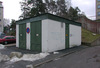 Skärholmen, Granholmen 2, Ekholmsvägen 248,

Runtom i stadsdelen finns ett antal transformatorstationer av olika utformning. Detta är en variant.
