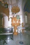 Predikstolen i Vinbergs kyrka.