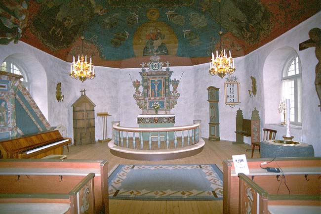 Koret i Svartrå kyrka.
