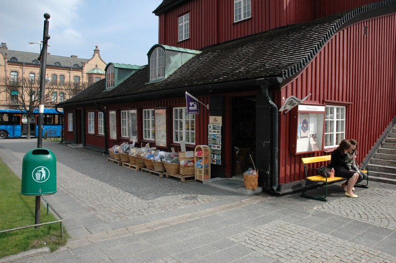 Gamla rådhuset i Lidköping, butik i rådhusets nordvästra del.