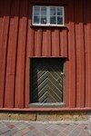 Schougska handelgården, svalgångslängan: fasad mot Vinbergsgatan.