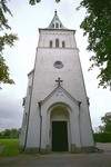 Eldsberga kyrka sedd från väster.