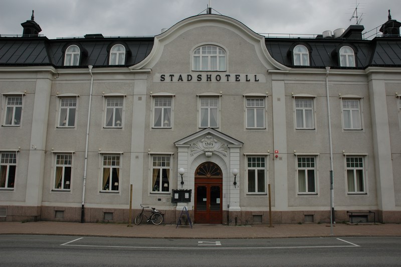 Åmåls Stadshotell, huvudfasaden mot Kungsgatan.