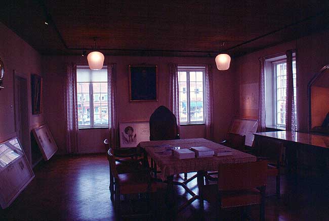 Laholms Rådhus. Rådhusrättens sal.