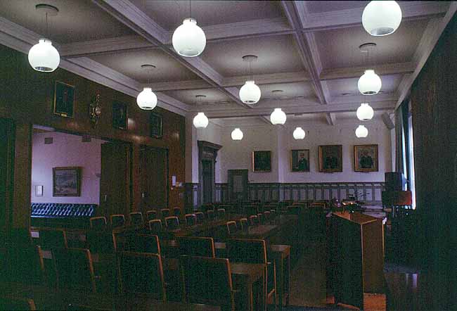 Kristianstads rådhus, fd magistratsalen.