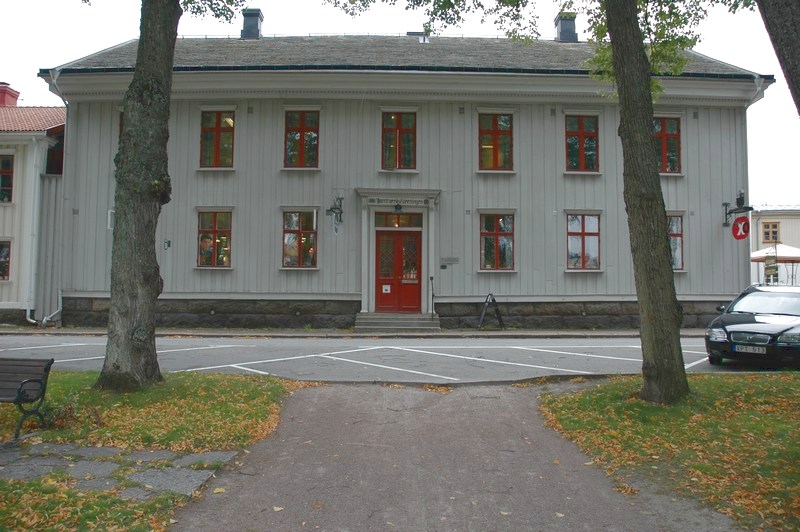 Hantverksföreningens hus, bostadshusets fasad mot Södra Ågatan.