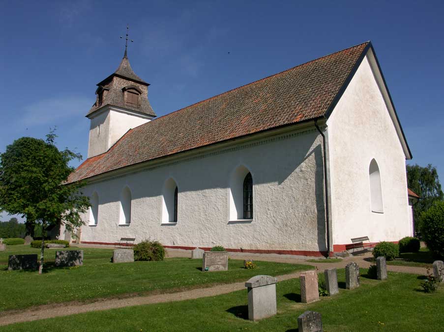 Årdala kyrka, exteriör