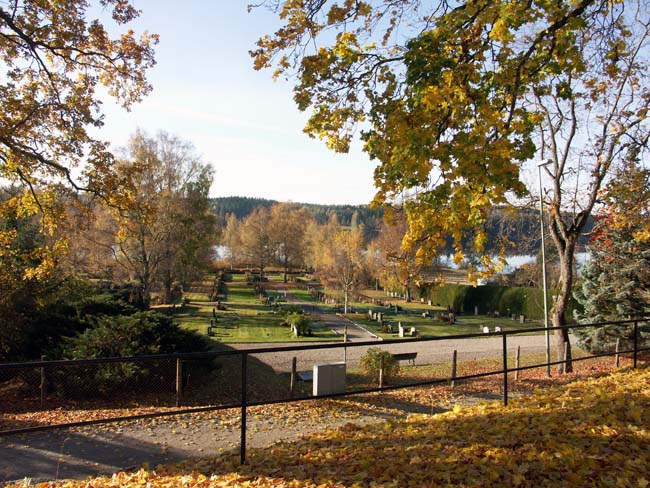 Mellösa kyrka, kyrkoanläggning, nya kyrkogården