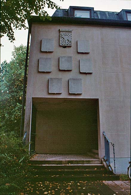 Tingshuset, Gävle. Entréparti - tillbyggnaden från 1963.