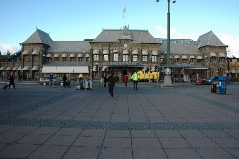 Göteborgs centralstation, fasad mot Drottningtorget.