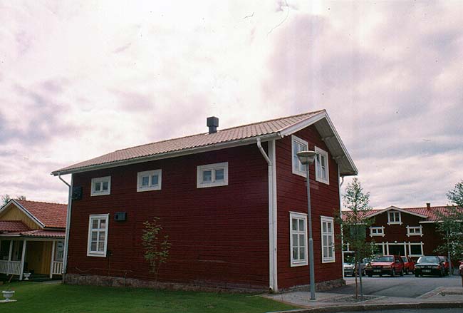 Tingshuset i Arjeplog, baksida.