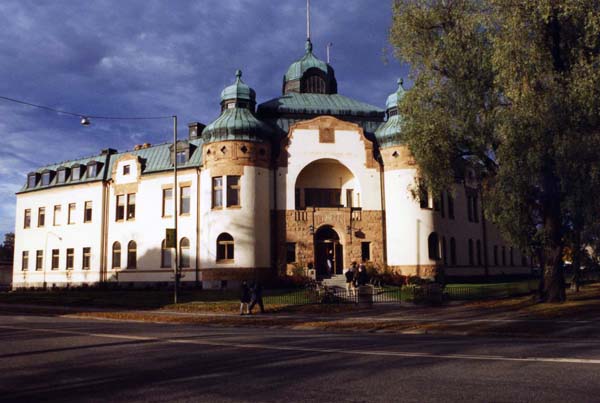 Tingshuset, Härnösand. Frontfasad.