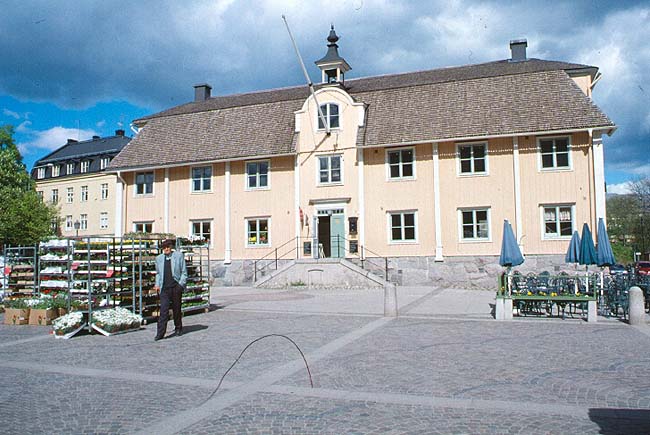 Södertälje rådhus, frontfasad mot torget.