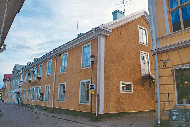 Fd rådhuset, östra fasaden.