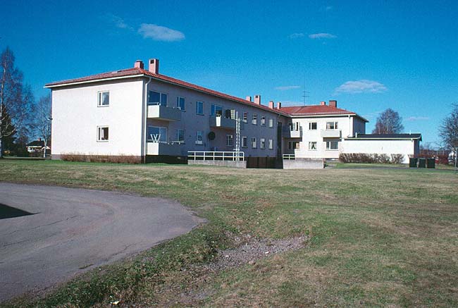 Medborgarhuset/Tingshuset i Nås. Baksida.