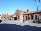 Eslöv station, västra fasaden.